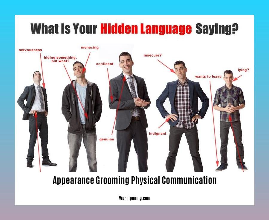 appearance grooming physical communication