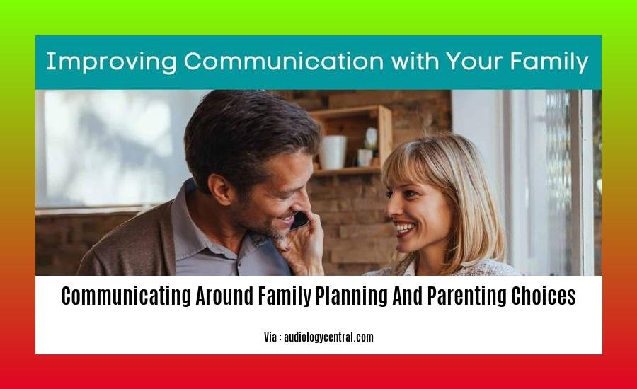 communicating around family planning and parenting choices