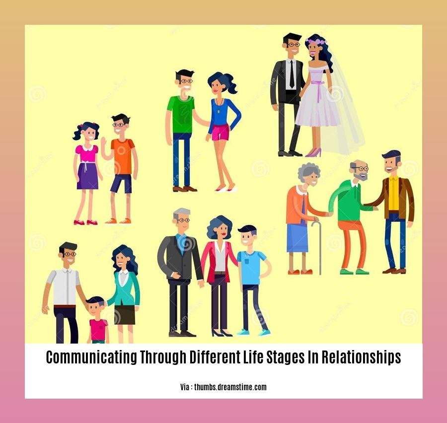 communicating through different life stages in relationships