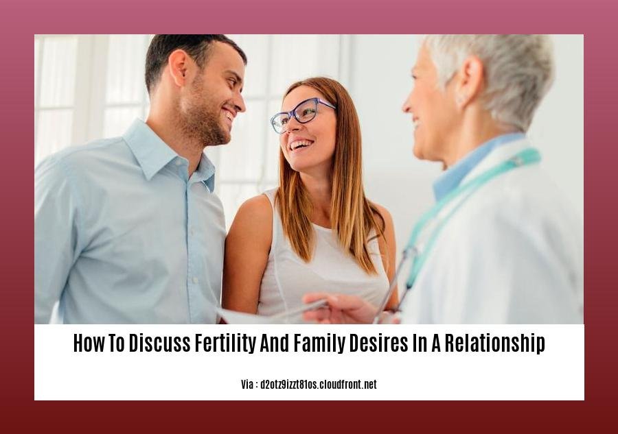 how to discuss fertility and family desires in a relationship